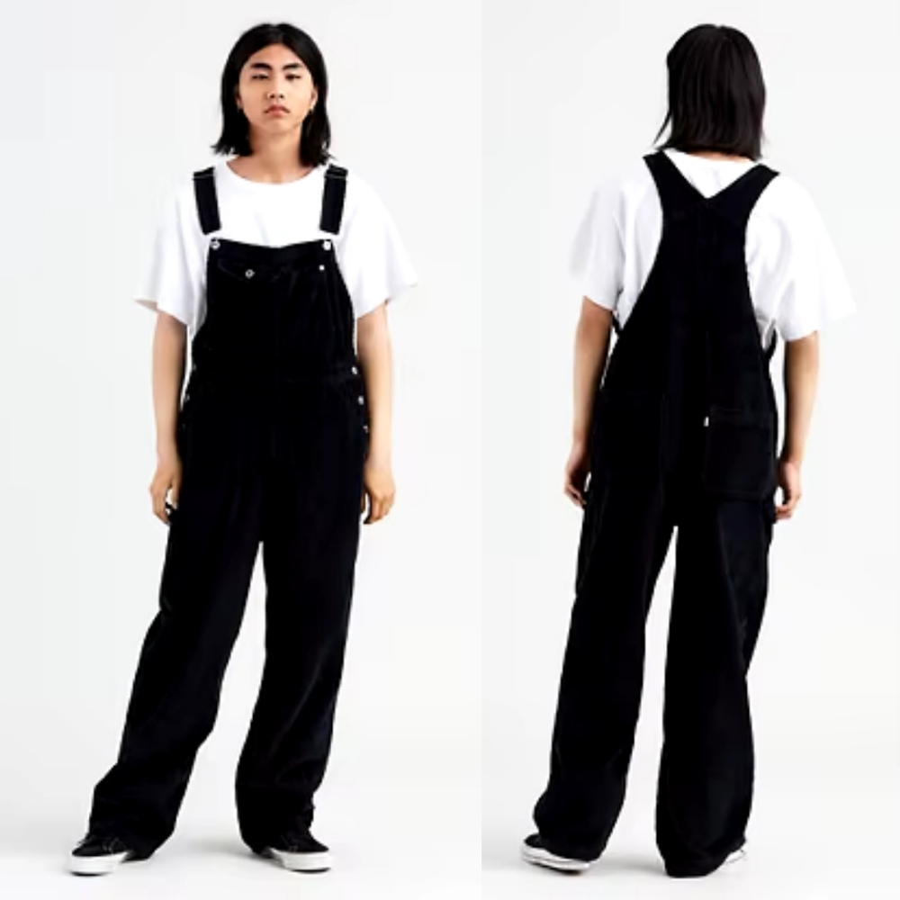 Levi's | Silver Tab Relaxed Corduroy Straight Leg Overalls